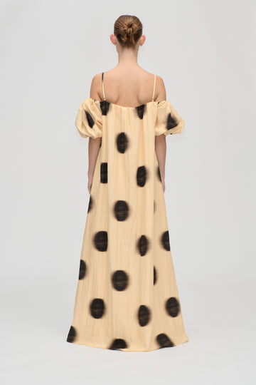 Stine Goya Romantic Volume Strap Dress Dress Dots in Motion