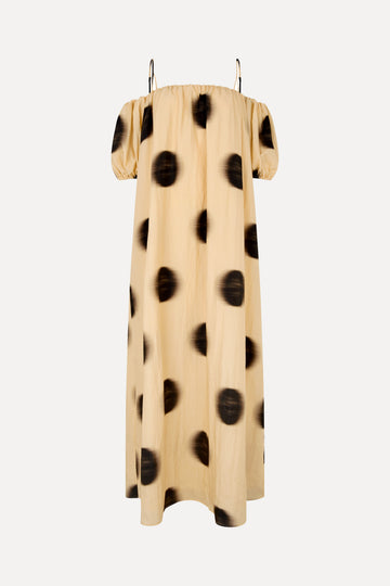 Stine Goya Romantic Volume Strap Dress Dress Dots in Motion