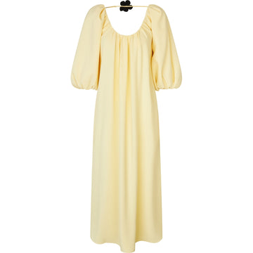 Stine Goya Romantic Voluminous Sleeve Dress Dress Pastel Yellow