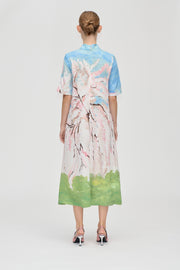 Stine Goya Short Sleeve Midi Dress Dress Cherry Blossom