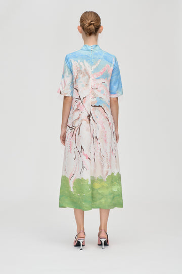 Stine Goya Short Sleeve Midi Dress Dress Cherry Blossom