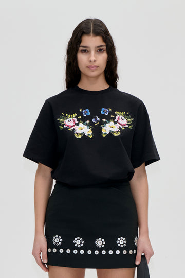 Stine Goya Short Sleeve T-Shirt Top The Floral Frame
