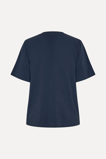 Stine Goya Short Sleeve T-Shirt Top Baseball SG Patch