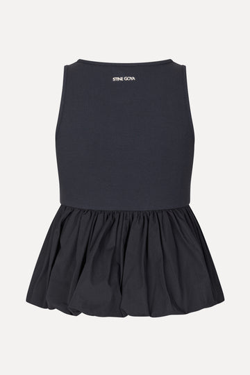 Stine Goya Sleeveless Balloon Top Top Deep Well
