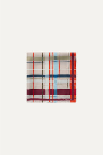 Stine Goya Small Scarf Accessories Scarlet Grid