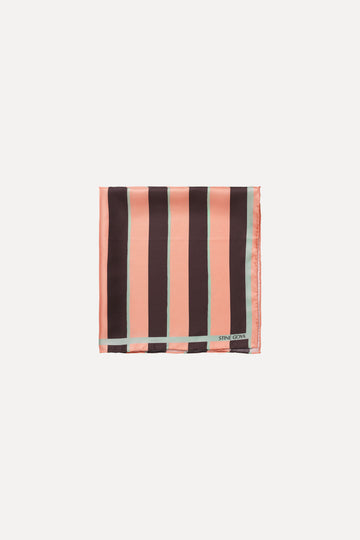Stine Goya Small Scarf Accessories Rosewood Mint Stripes
