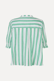 Stine Goya Smocked Gathered Top Top Smocked Stripes