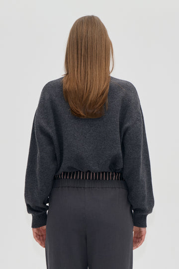 Stine Goya Storytelling Crewneck Sweater Knit The Floral Frame