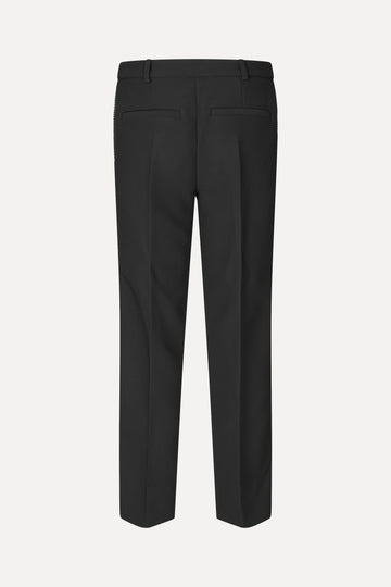 Stine Goya Straight Tailored Ankle Pants Pants Black