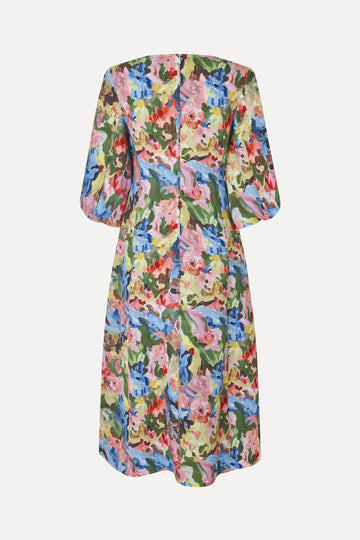 Stine Goya Three-Quarter Sleeve Midi Dress Dress Loves Me, Loves Me Not