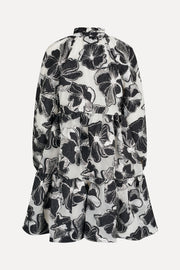 Stine Goya Tier Voluminous Ruffle Mini Dress Dress Anemone Jacquard