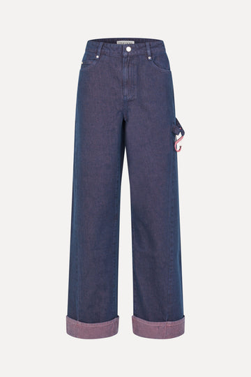 Stine Goya Twist Knee Seams Pants Pants Dusky / Dried Rose