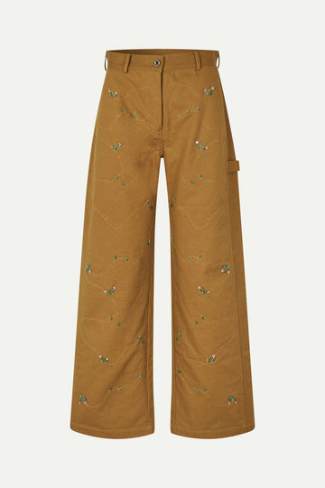 Stine Goya Utility Workwear Pants Pants Wild Flower Beads