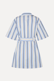 Stine Goya Workwear Short Dress Dress Lightwave Stripes